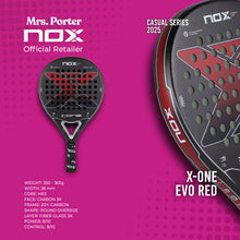 NOX X-ONE EVO RED PADEL RACKET