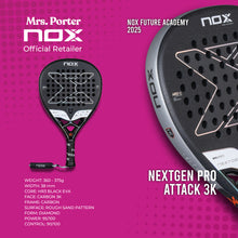 NOX NEXTGEN PRO ATTACK 3K NFA SERIES PADEL RACKET