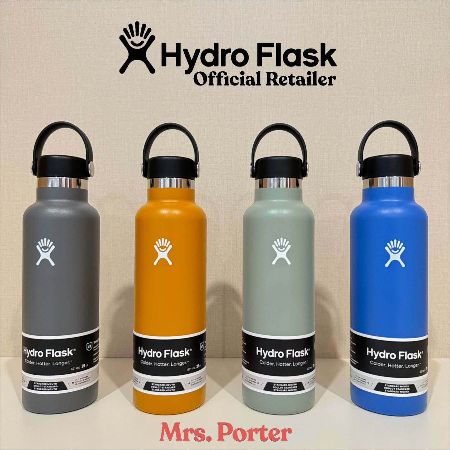 Hydro Flask Tumbler 21oz (621ml) Standard Mouth with Flex Cap