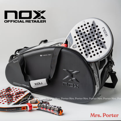 NOX LUXURY MASTER SERIES BLACK/WHITE RACKET BAG PADEL BAG