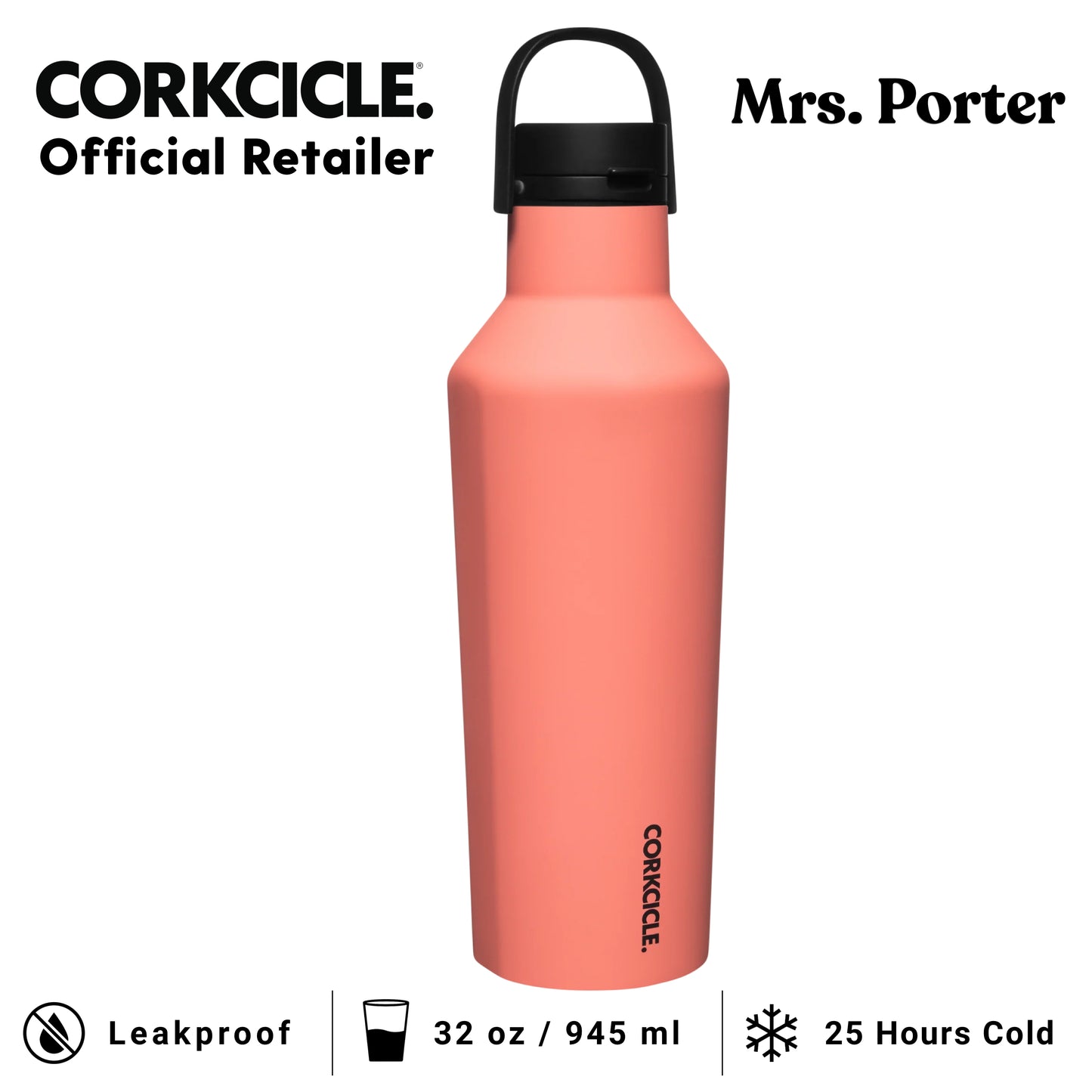 CORKCICLE Sport Canteen 32oz Water Bottle