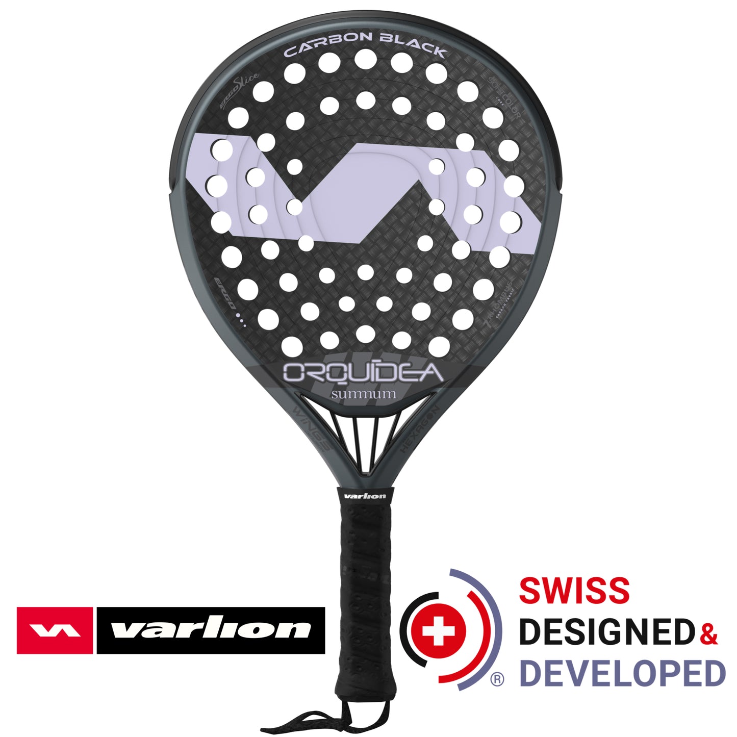 VARLION LW CARBON BLACK ORQUIDEA PADEL RACKET