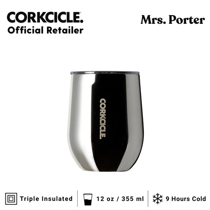 CORKCICLE Stemless 12oz Stainless Steel Drink Tumbler