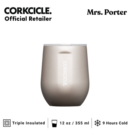 CORKCICLE Stemless 12oz Stainless Steel Drink Tumbler