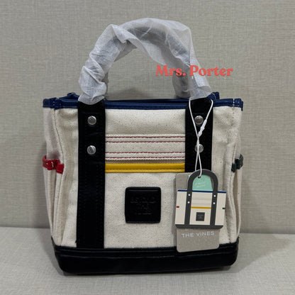 Beyond the Vines  BTV Leather Canvas Carryall