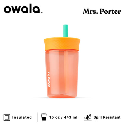 Owala Kids 15oz (443ml) Insulation BPA-Free Plastic Tumbler