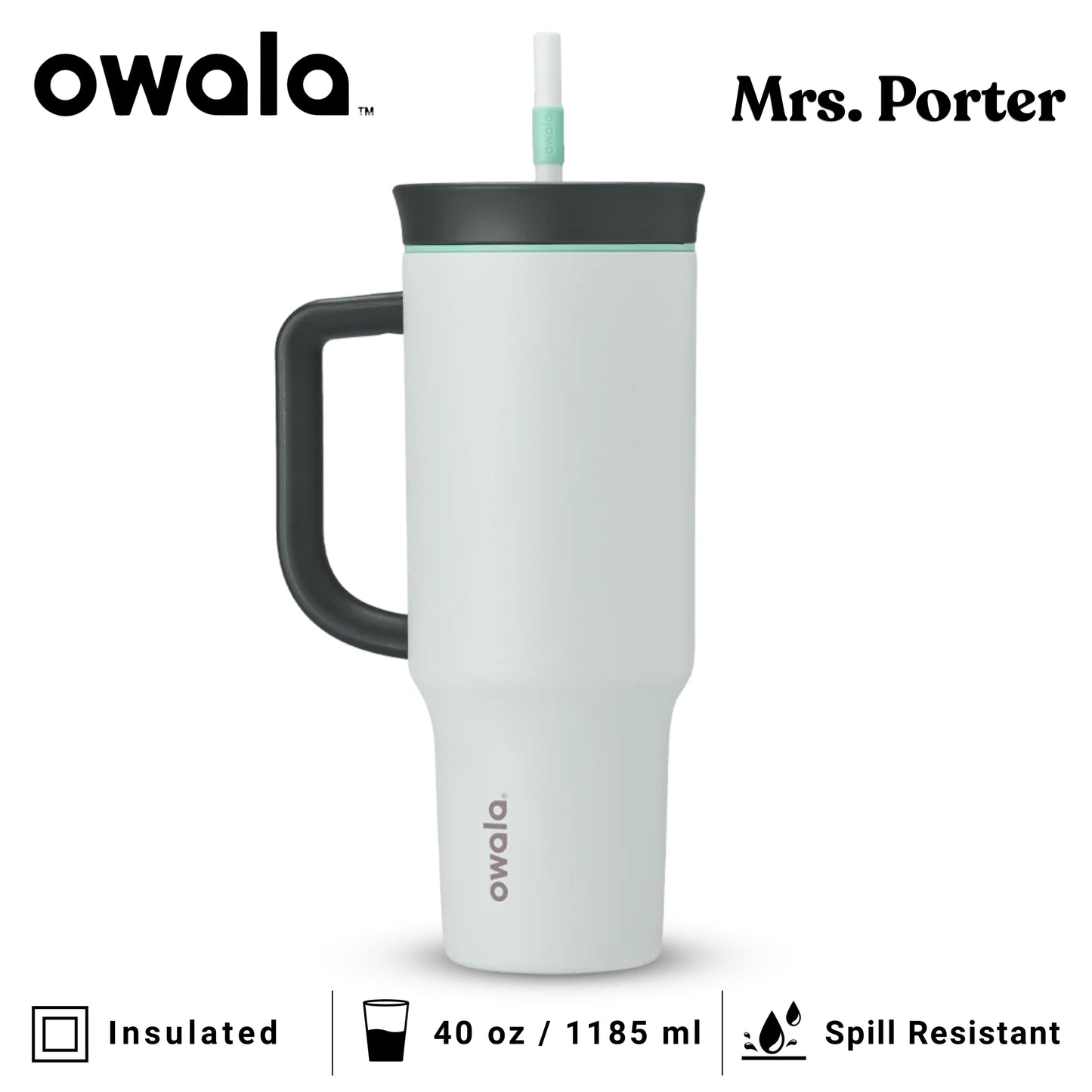 Owala 40oz (1182ml) Tumbler (Stainless Steel)