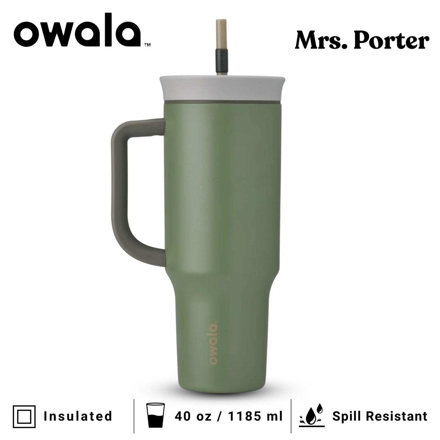 Owala 40oz (1182ml) Tumbler (Stainless Steel)