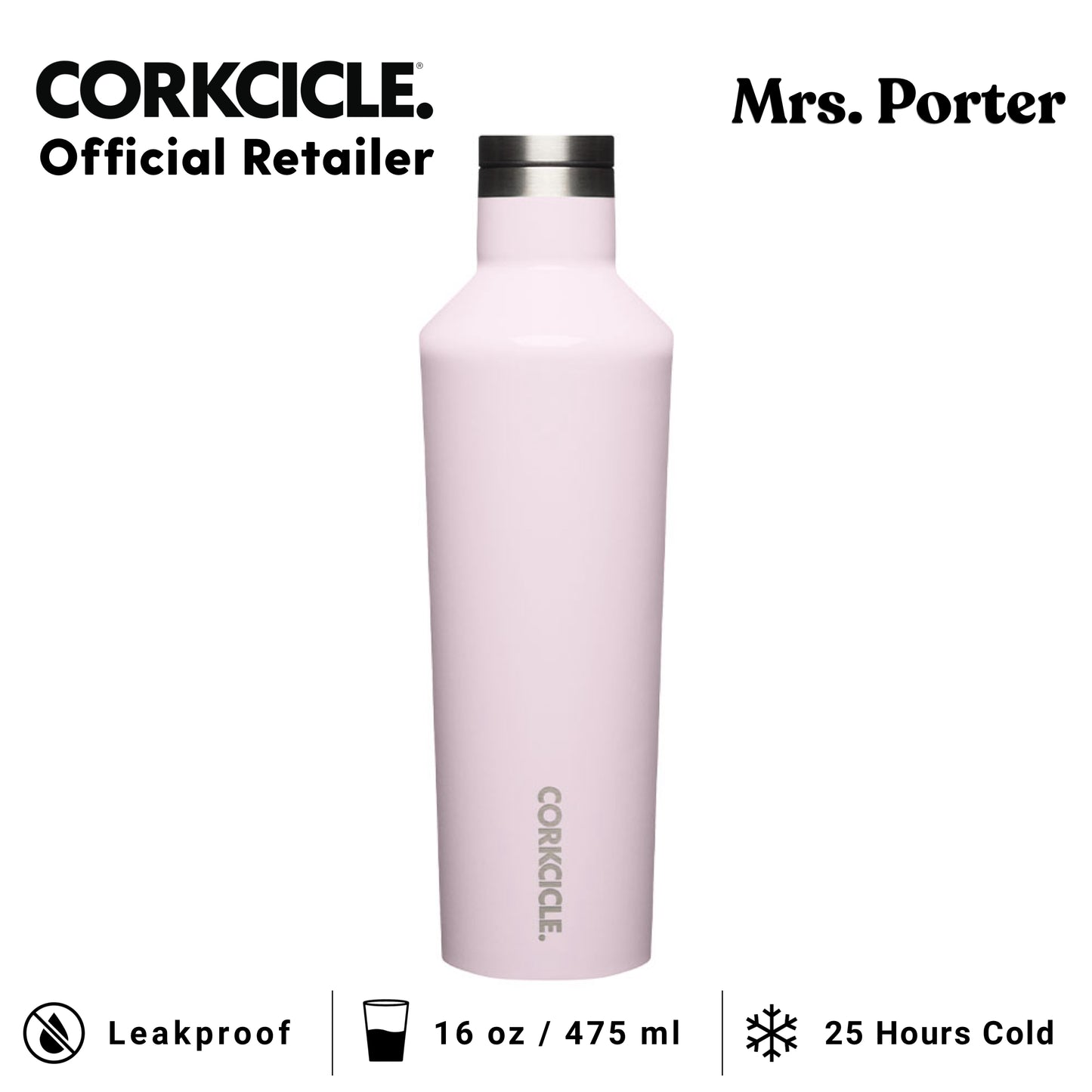 CORKCICLE Canteen 16oz Stainless Water Bottles