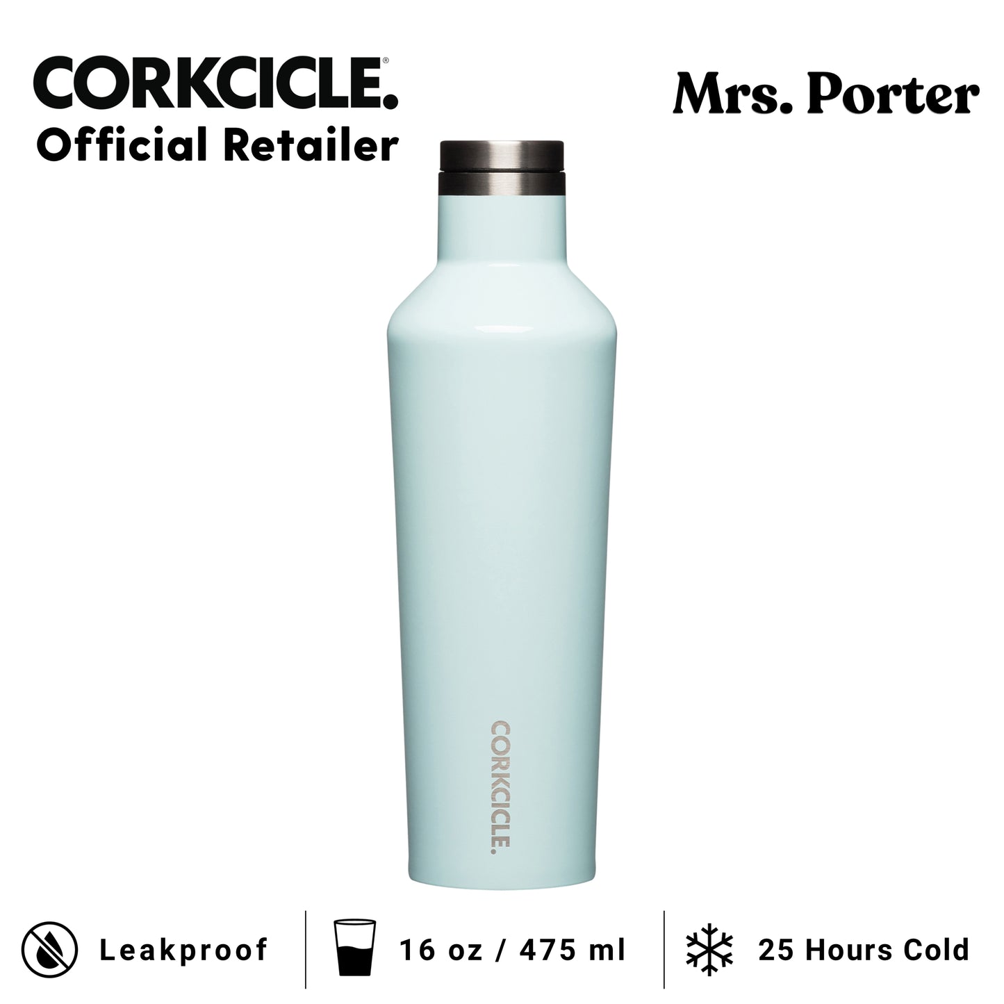 CORKCICLE Canteen 16oz Stainless Water Bottles