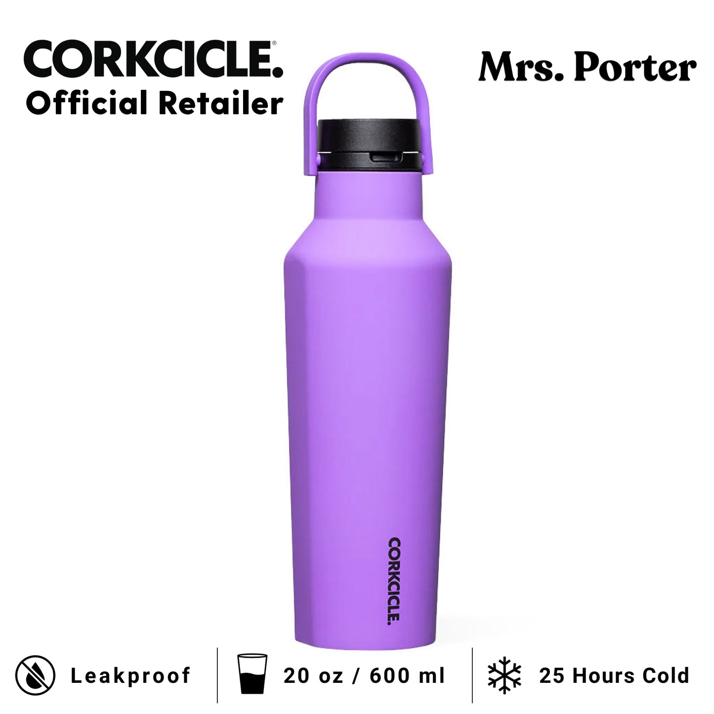 CORKCICLE Sport Canteen 20oz Water Bottle