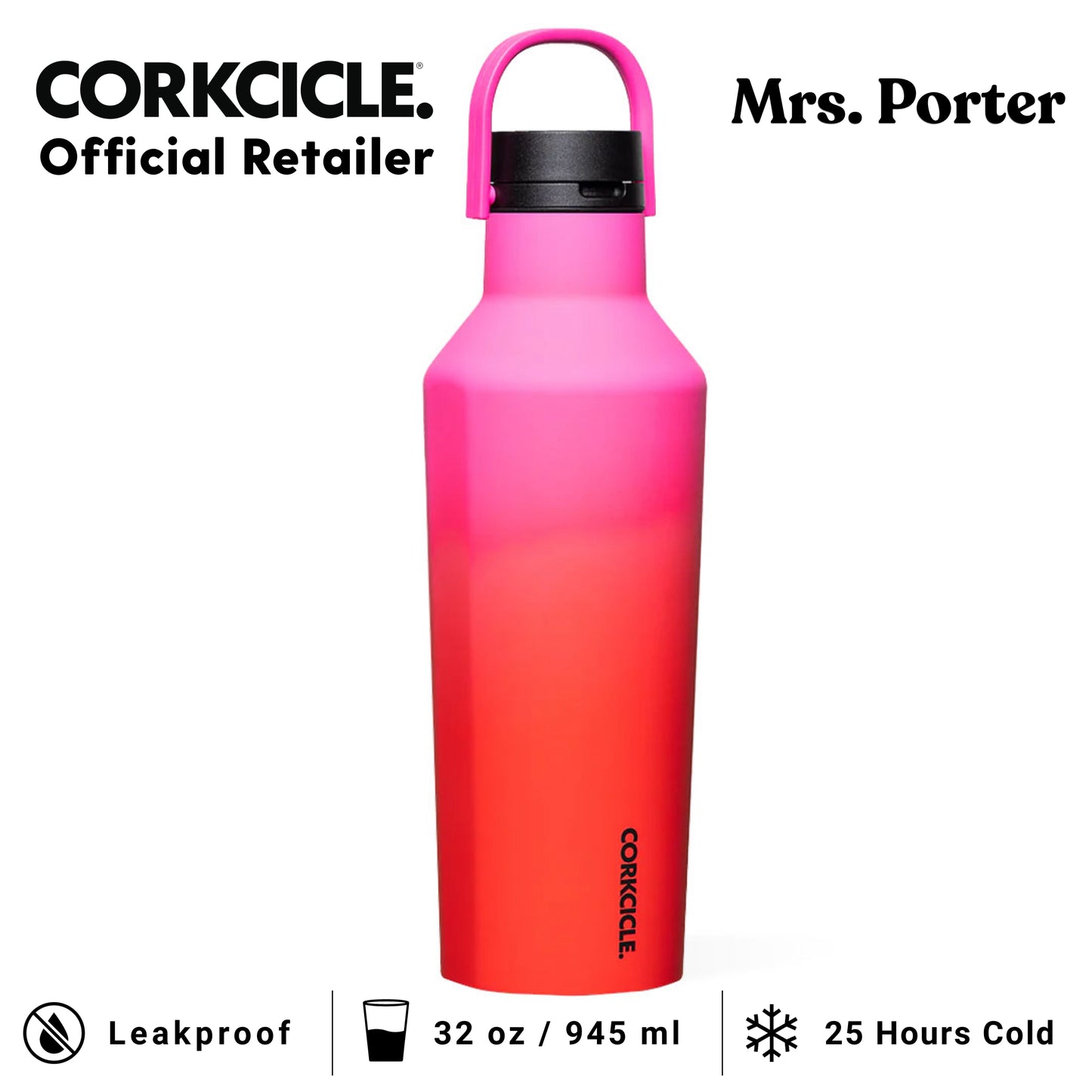 CORKCICLE Sport Canteen 32oz Water Bottle