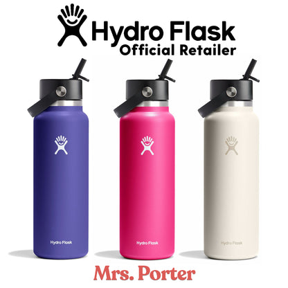 Hydro Flask Tumbler 40oz (1180ml) Wide Mouth with Flex Straw Cap