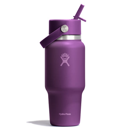 Hydro Flask 24oz (710ml) Wide Mouth Travel Bottle with Flex Straw Cap