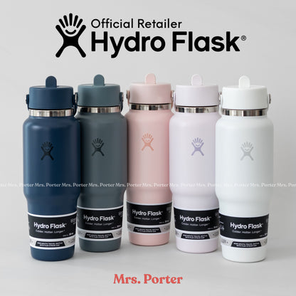 Hydro Flask 32oz (946ml) Wide Mouth Travel Bottle with Flex Straw Cap