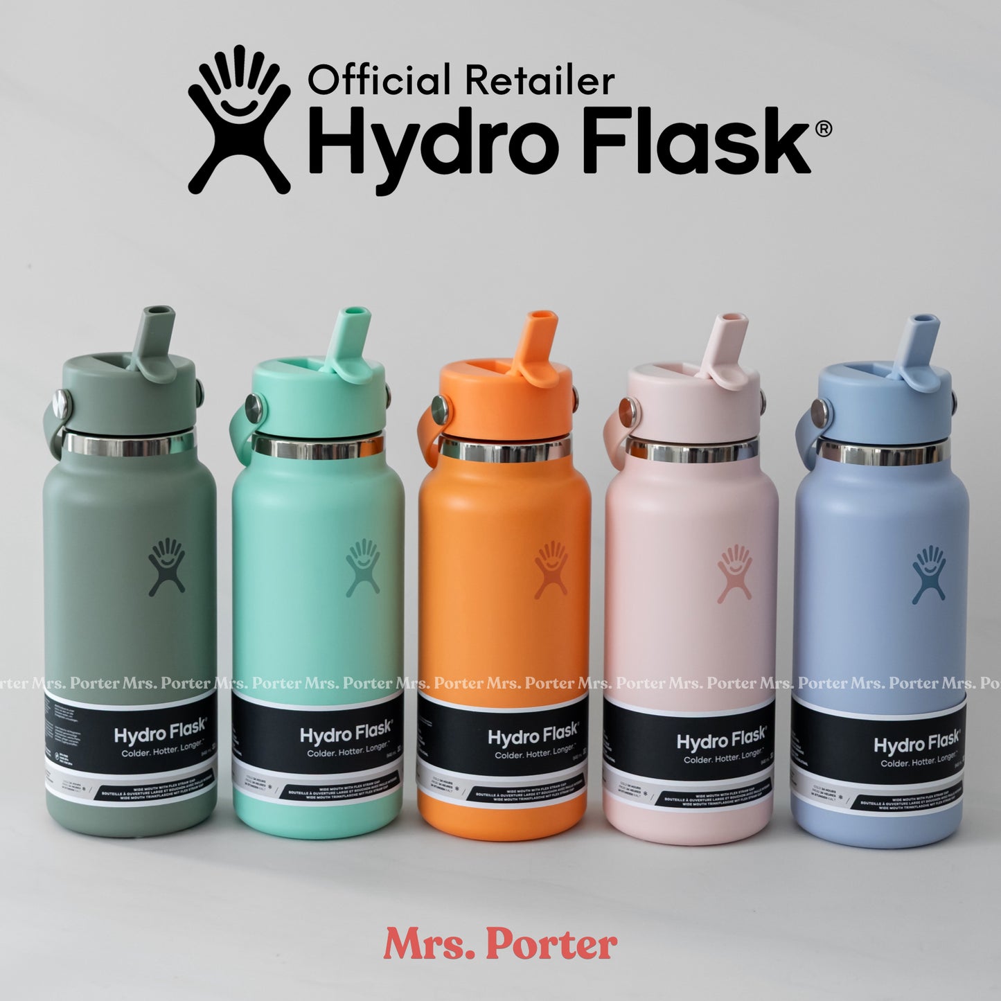 Hydro Flask Tumbler 32oz (946mL) Wide Mouth with Flex Straw Cap