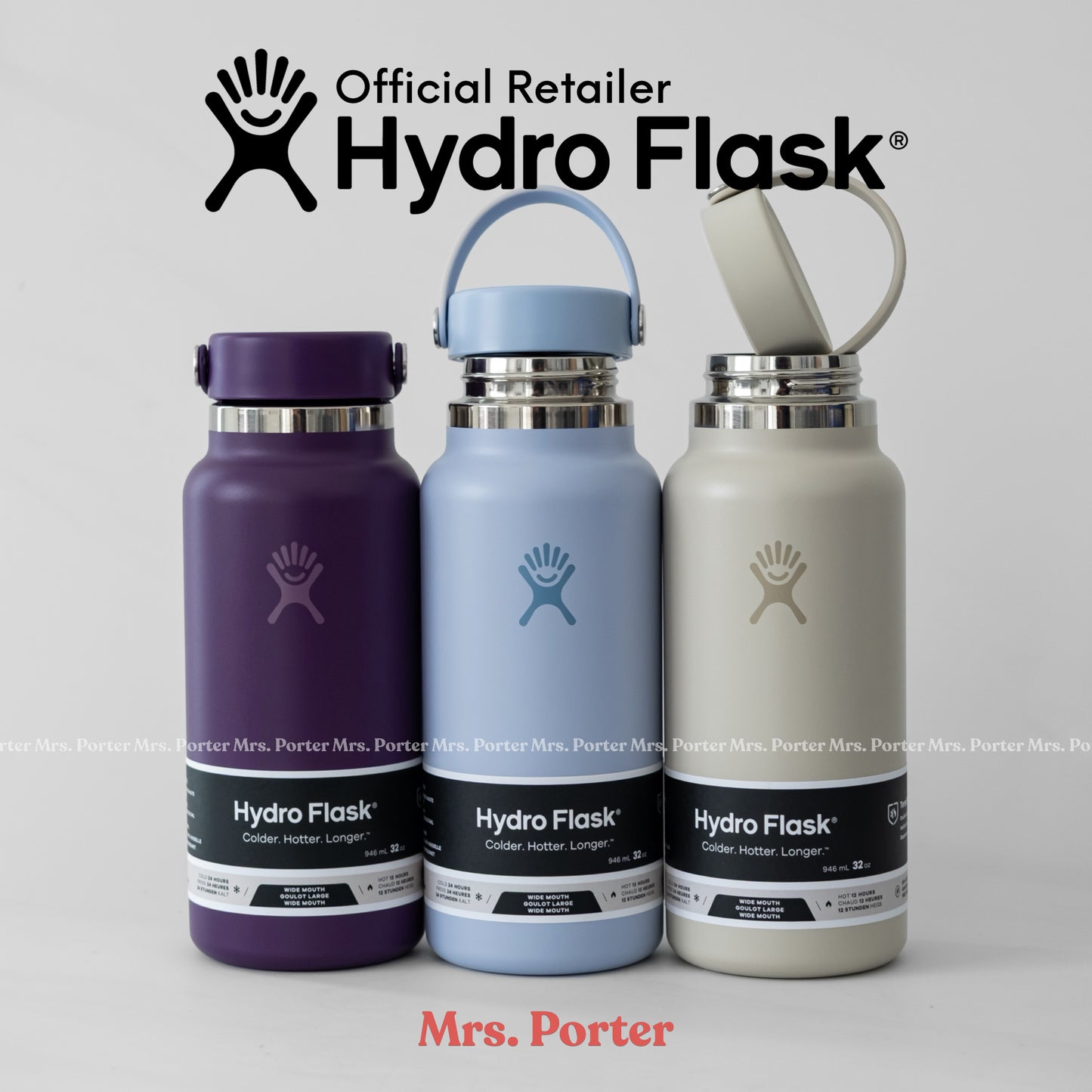 Hydro Flask Tumbler 32oz (946mL) Wide Mouth with Flex Cap