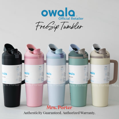 Owala FreeSip Tumbler 30oz (887ml) 40oz (1183ml) Insulated Stainless Steel Water Bottle