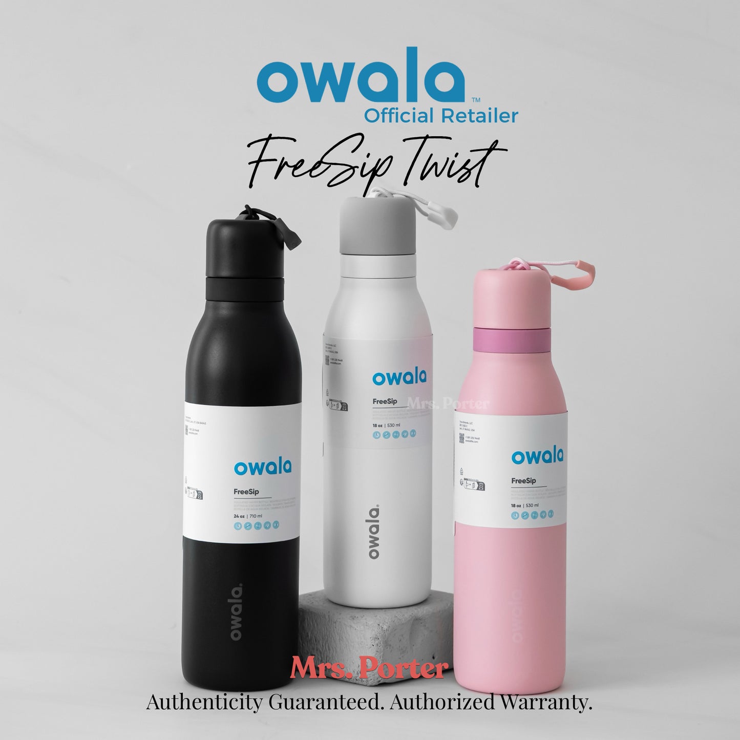 Owala FreeSip Twist Insulated Stainless Steel Water Bottle