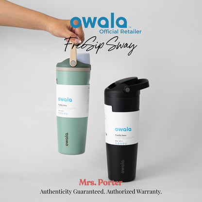 Owala FreeSip Sway 30oz (887ml) 40oz (1183ml)  Insulated Stainless-Steel Water Bottle