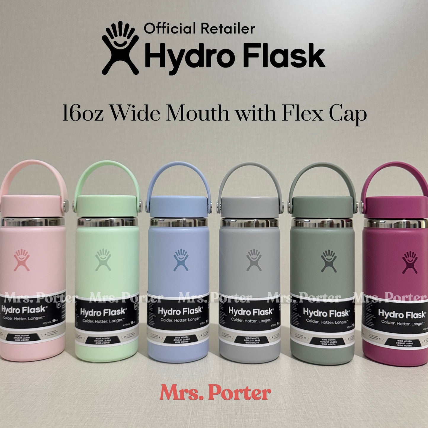 Hydro Flask Tumbler 16oz (473ml) Wide Mouth with Flex Cap