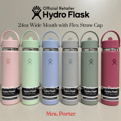 Hydro Flask Tumbler 24oz (710ml) Wide Mouth with Flex Straw Cap