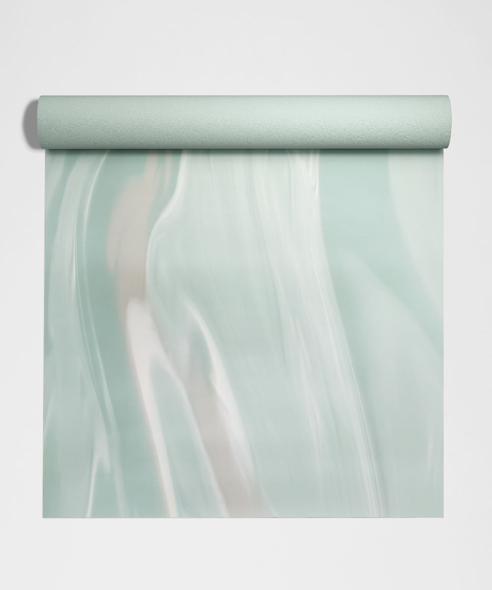 新品未使用lululemon The Reversible Mat 5mm白 Lululemon The Reversible Mat 5mm - Cement Grey / Vapor - lulu fanatics