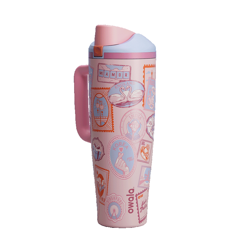 Owala FreeSip Tumbler 30oz (887ml) 40oz (1183ml) Insulated Stainless Steel Water Bottle