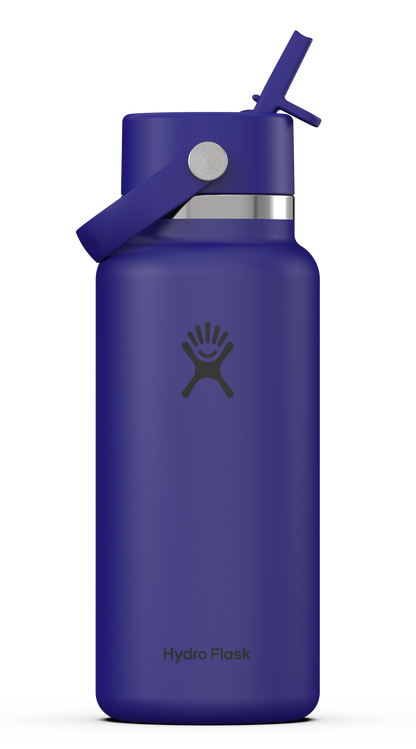 Hydro Flask Tumbler 32oz (946mL) Wide Mouth with Flex Straw Cap