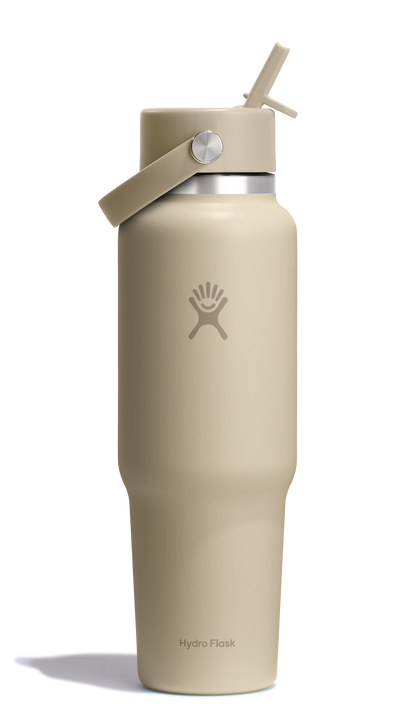 Hydro Flask 40oz (1180ml) Wide Mouth Travel Bottle with Flex Straw Cap