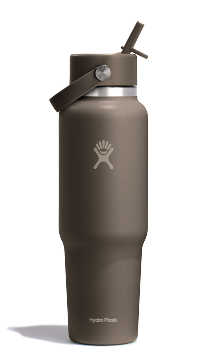 Hydro Flask 40oz (1180ml) Wide Mouth Travel Bottle with Flex Straw Cap