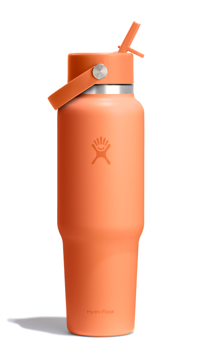 Hydro Flask 40oz (1180ml) Wide Mouth Travel Bottle with Flex Straw Cap