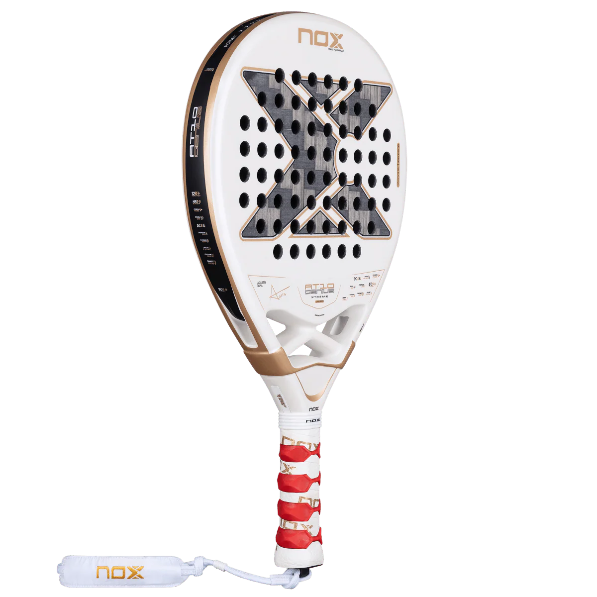 NOX AT10 LUXURY GENIUS 12K ALUM XTREM 2026 BY AGUSTÍN TAPIA PADEL RACKET