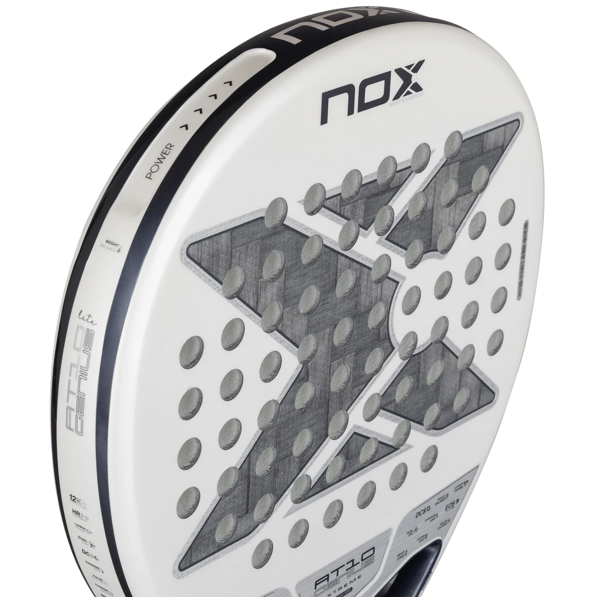 NOX AT10 LUXURY GENIUS 12K ALUM XTREM LITE 2026 BY AGUSTÍN TAPIA PADEL RACKET