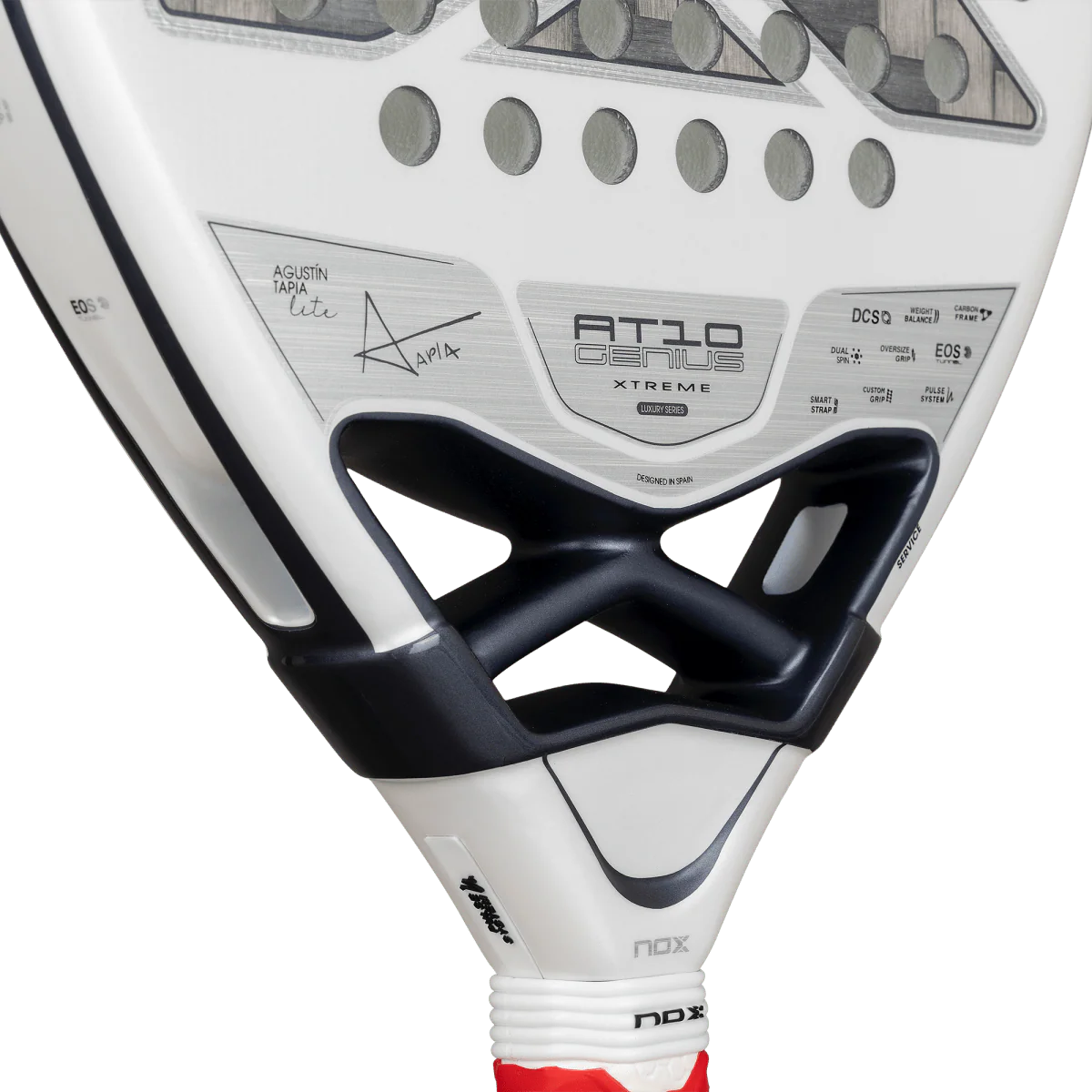 NOX AT10 LUXURY GENIUS 12K ALUM XTREM LITE 2026 BY AGUSTÍN TAPIA PADEL RACKET