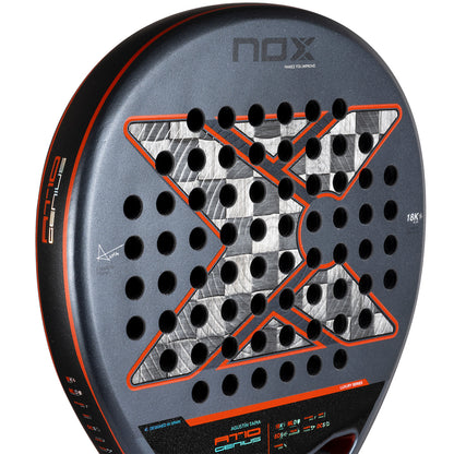 NOX AT10 GENIUS 18K ALUM 2025 BY AGUSTIN TAPIA PADEL RACKET