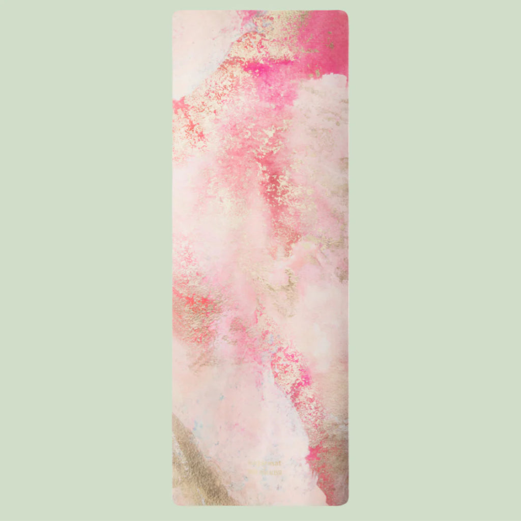 Sugarmat Suede Travel Yoga Mat 1MM - Lightweight Rubber Base