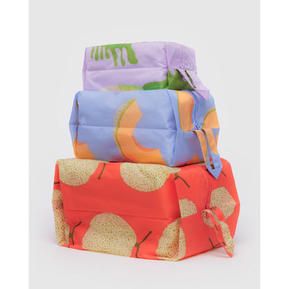 BAGGU - 3D ZIP SET - NYLON POUCH