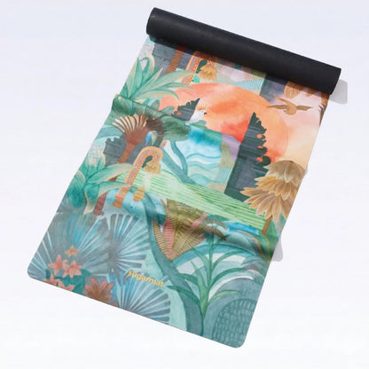 Sugarmat Suede Travel Yoga Mat 1MM - Lightweight Rubber Base