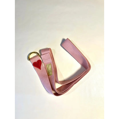 Sugarmat Yoga Stretching Strap - Eco-Friendly Cotton Strap with Soft Stretch Aid & Golden Hug Buckle