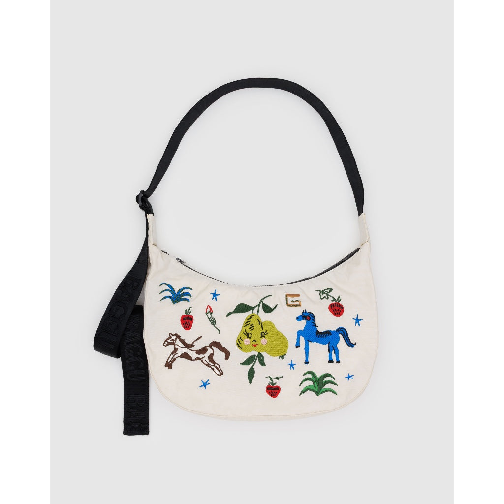 BAGGU - MEDIUM NYLON CRESCENT BAG