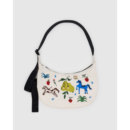 BAGGU - MEDIUM NYLON CRESCENT BAG