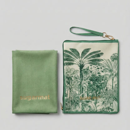 Sugarmat Suede Travel Yoga Mat 1MM - Lightweight Rubber Base