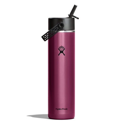 Hydro Flask Tumbler 24oz (710ml) Lightweight Wide Mouth Flex Straw Cap Bottle