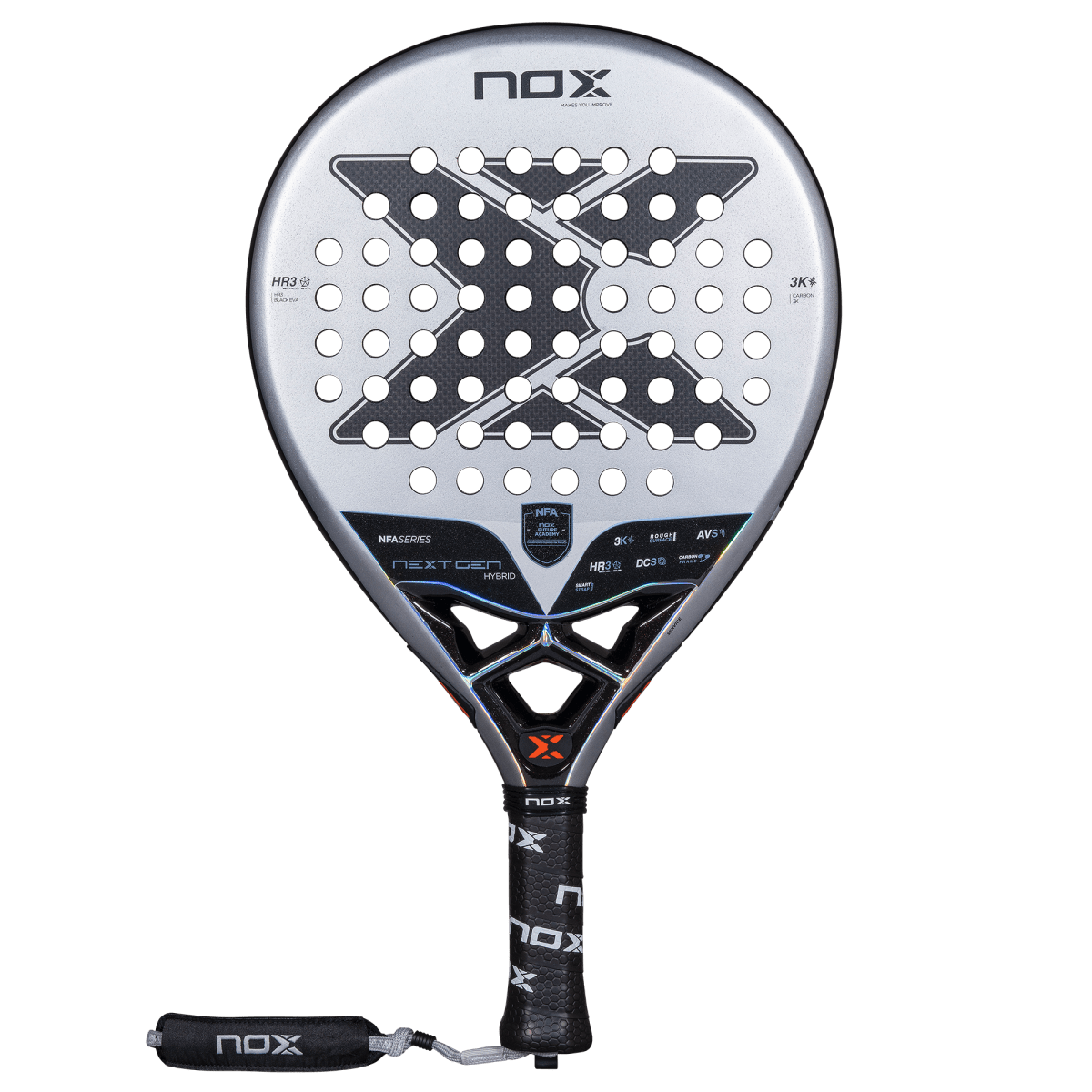 NOX NEXTGEN PRO HYBRID 3K PADEL RACKET RAKET